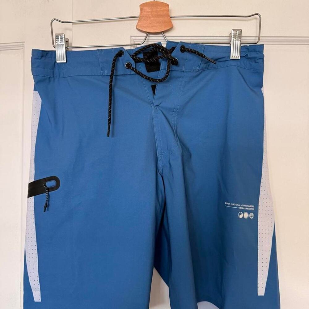 Vissla blue board shorts with